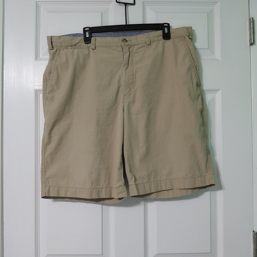 Polo Ralph Lauren Chino Shorts Mens 38 Khaki Pony Cotton Spandex Classic Fit